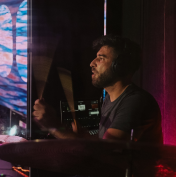 Drums on stage