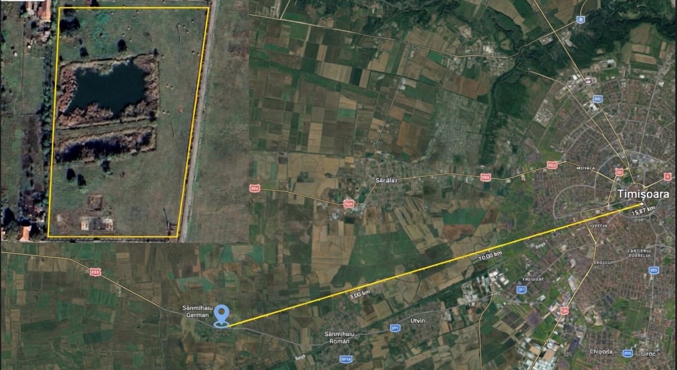Festival location map — Sânmihaiu German