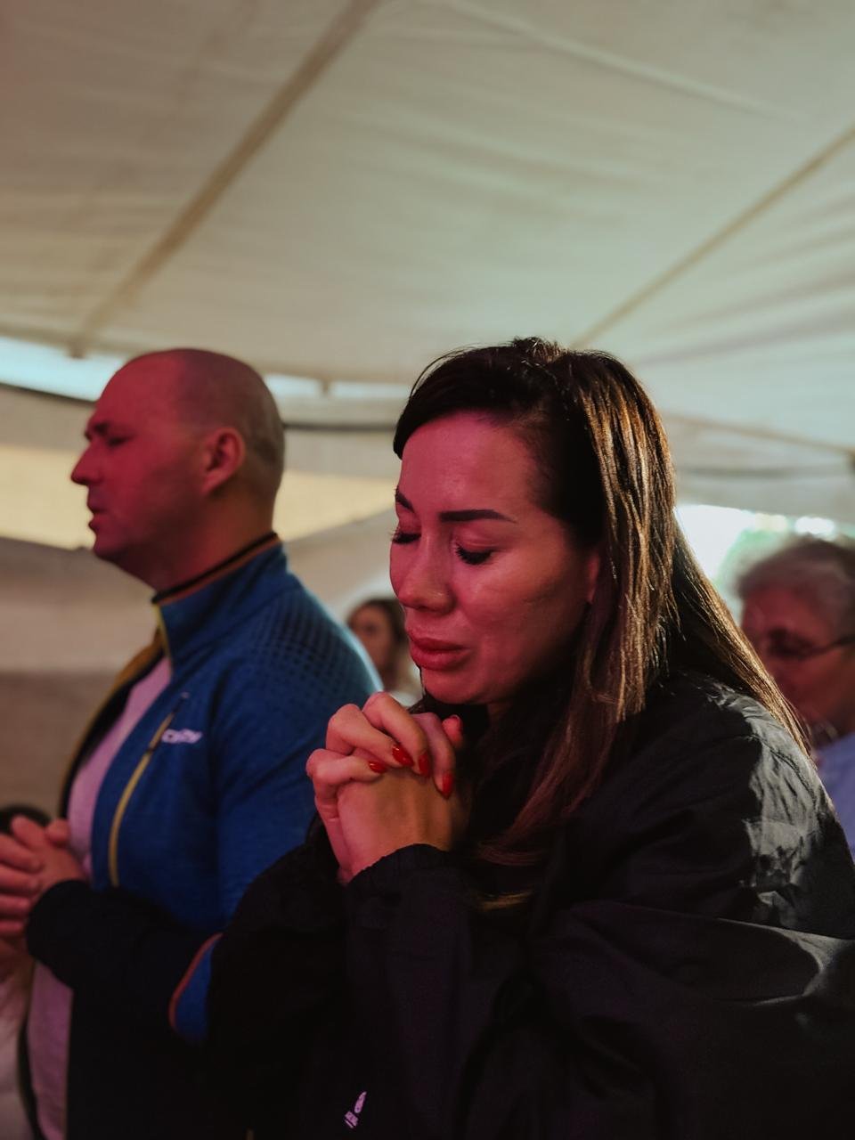 Woman praying